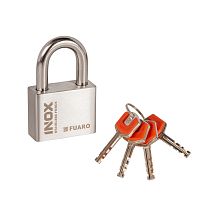 Замок Fuaro (Фуаро) навесной PL-INOX FORCE IF-50 4 key (дисковый ключ)