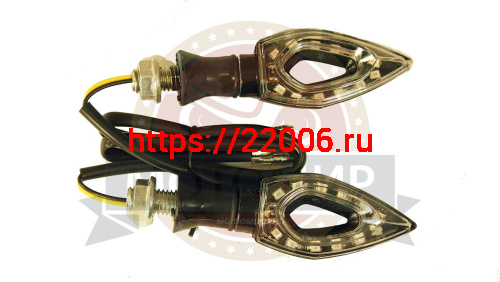 Боковой фонарь (LED) (компл. - 1 пар) WKT-TL-02A черный