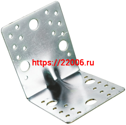 Уголок крепежный 105x105x90 усил.цинк Уголок крепежный 105x105x90 усил.цинк