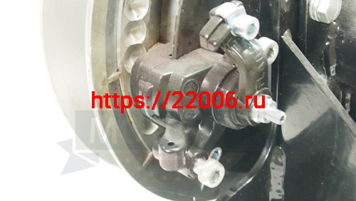 Диск реверса в сборе (с кронштейном, тормоз. диском и суппортом) мотобусировщика пр-во ИжТехМаш фото 4