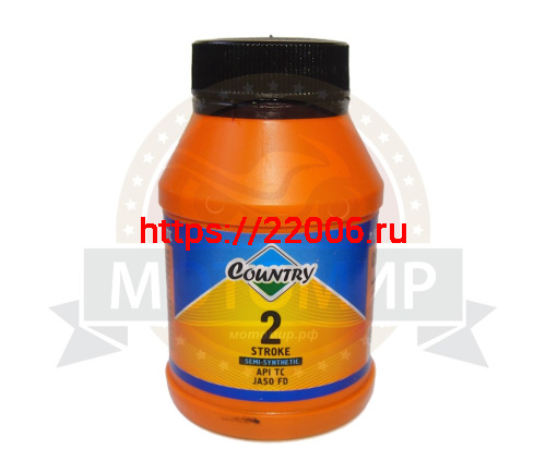 Масло COUNTRY для 2т двигателей API TС (100 мл.) полусинтетикаST-102, двигатели до V- 500см3,(уп.24)
