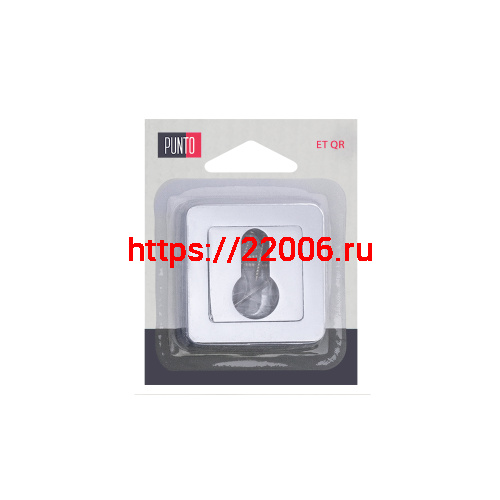Накладка Punto (Пунто) под цилиндр LM/A ET.K.QR52 CP-8 хром Накладка Punto (Пунто) под цилиндр LM/A ET.K.QR52 CP-8 хром