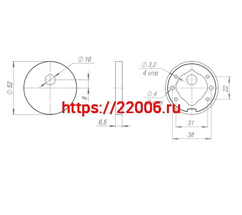 Накладка Fuaro (Фуаро) на шток цилиндра ESC.O.RLR/R.486 BL-24 черный (1шт.) фото 3 Накладка Fuaro (Фуаро) на шток цилиндра ESC.O.RLR/R.486 BL-24 черный (1шт.) фото 3