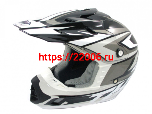 Мотошлем THH TX-12 №20 black/silver (M) детский