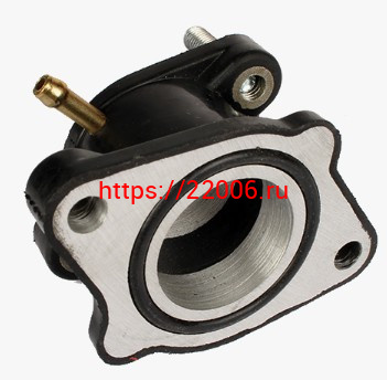 Патрубок карбюратора 169FMM с сапуном Патрубок карбюратора 169FMM с сапуном