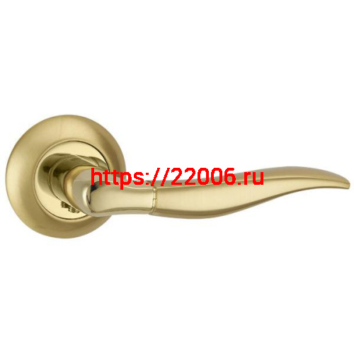 Ручка Punto (Пунто) раздельная PELICAN TL SG/GP-4 матовое золото/золото