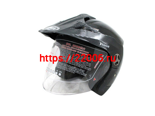 Мотошлем YM-621 черный Мотошлем YM-621 черный