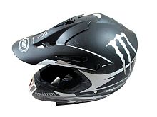 Мотошлем YM-910 черный матовый (XL) Monstr