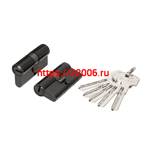 Цилиндровый Fuaro (Фуаро) механизм (200 ZA/60) 2000ZAKey60(25+10+25) BL черный 5Key Цилиндровый Fuaro (Фуаро) механизм (200 ZA/60) 2000ZAKey60(25+10+25) BL черный 5Key