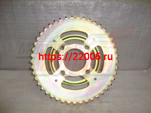 Звезда ведомая 45z (520) CG125-250, CB125-250; ENDURO-01 (4x63, D58) Звезда ведомая 45z (520) CG125-250, CB125-250; ENDURO-01 (4x63, D58)