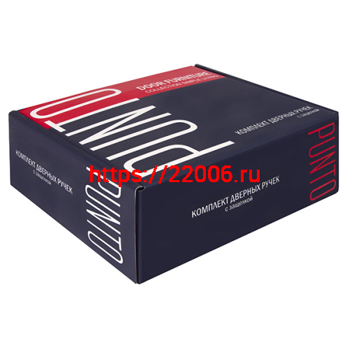 Ручка Punto (Пунто) защелка 6033 AC-B (фик.) медь фото 2