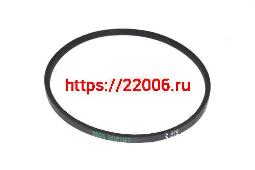 Ремень Z(O)-670 для насадки-болгарки к б/п, улучшенное качество резины (BEST)