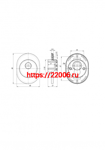 Броненакладка Fuaro (Фуаро) DEF 4825 GP ЛАТУНЬ фото 4