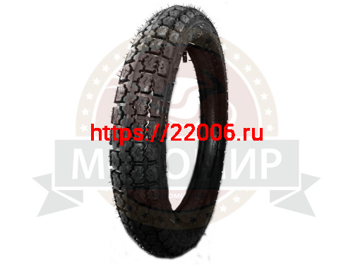 Покрышка 18" 3.50-18 (100/90-18) К-102, с камерой, РОССИЯ, ПетроШина (НАБОР) фото 2