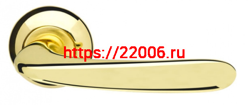 Ручка Armadillo (Армадилло) раздельная R.LD54.Pava (Pava LD42) GP/SG-5 золото/матовое золото TECH (кв. 8х140)