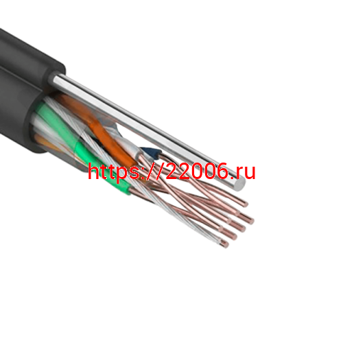 Кабель витая пара REXANT UTP 4PR 24AWG, CAT5e наружный (OUTDOOR) + ТРОС*1 (бухта 305 м) Кабель витая пара REXANT UTP 4PR 24AWG, CAT5e наружный (OUTDOOR) + ТРОС*1 (бухта 305 м)