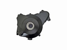 Крышка двигателя левая 147FMH (нижний стартер) TTR125 черная тип 2 (с ушами)