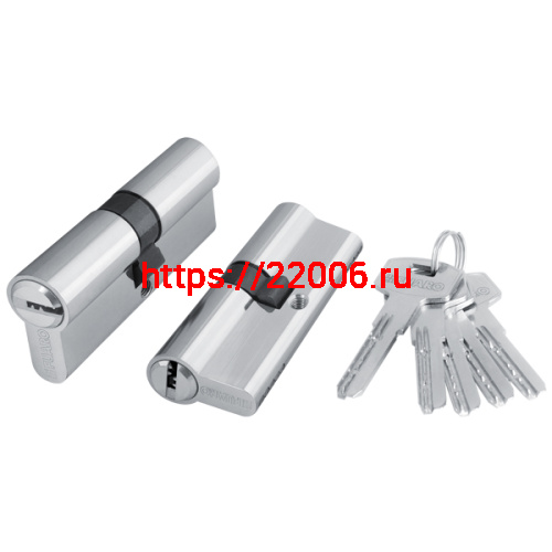 Цилиндровый Fuaro (Фуаро) механизм (200 ZA/70) 2000ZAKey70(30+10+30) CP хром 5Key