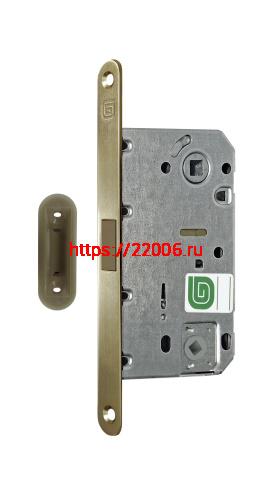 Защелка Guardian (Гардиан) межкомнатная магнитная Soft 1М MG24K, матовое золото 24К /128:7107/