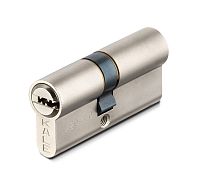 Цилиндровый Kale kilit (Кале килит) механизм 164 SN/80 (35+10+35) mm никель 5 кл.