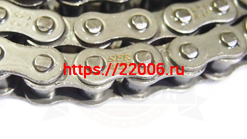 Цепь (428) SFR -128 зв. (Муравей, Тула, VIRUS250, аналог ПР 12.7-18,2)  цветная коробочка (Н) фото 3