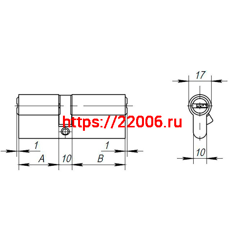 Цилиндровый Ajax (Аякс) механизм (AX200/80) AX2000Key80 (30+10+40) CP хром фото 3 Цилиндровый Ajax (Аякс) механизм (AX200/80) AX2000Key80 (30+10+40) CP хром фото 3
