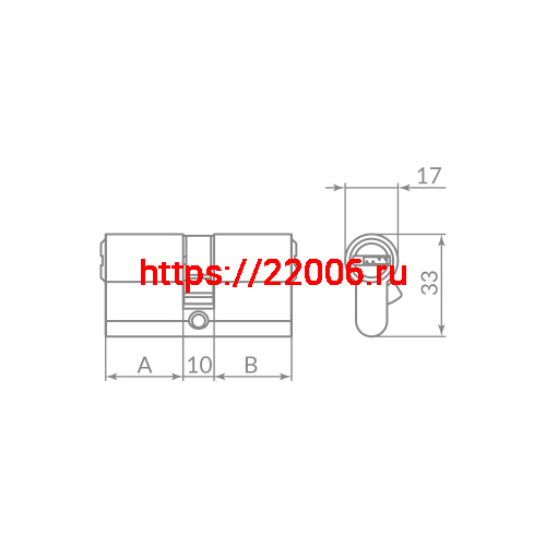 Цилиндровый Punto (Пунто) механизм Z3000Key100(30+10+60) СP хром фото 2 Цилиндровый Punto (Пунто) механизм Z3000Key100(30+10+60) СP хром фото 2