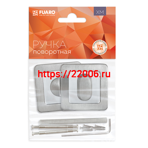 Ручка Fuaro (Фуаро) поворотная BK6 XM SSC/CP-16 сатинированный хром/хром фото 2 Ручка Fuaro (Фуаро) поворотная BK6 XM SSC/CP-16 сатинированный хром/хром фото 2