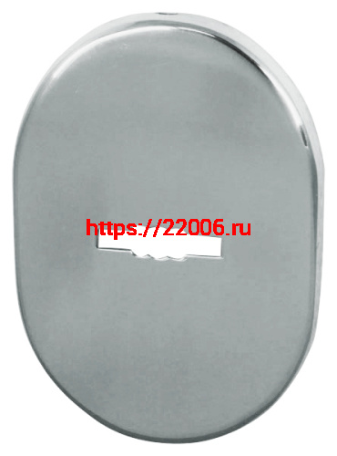 Накладка Fuaro (Фуаро) на сувальдный замок ESC.S.SF/OV.475 (ESC 475) СР хром