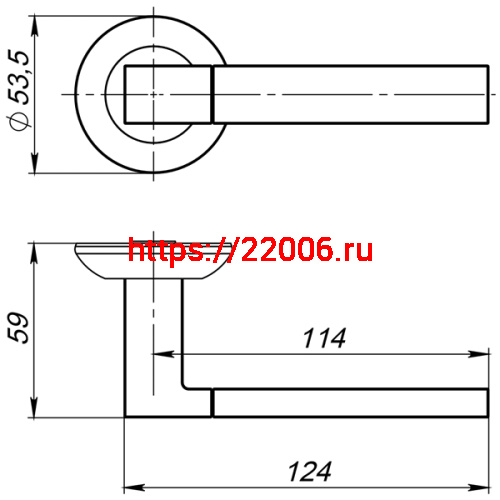 Ручка Ajax (Аякс) раздельная R.JR54.FUSION (FUSION JR) SN/CP-3 матовый никель/хром фото 3 Ручка Ajax (Аякс) раздельная R.JR54.FUSION (FUSION JR) SN/CP-3 матовый никель/хром фото 3