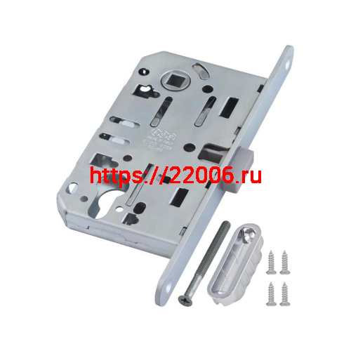 Корпус AGB (АГБ) замка магнит. под цил. MEDIANA POLARIS B06103.50.34.567 с отв. планк B02402.05 (мат хр) фото 2