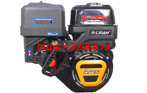 Двигатель LIFAN 20 л.с. KP 460E (вал d25 мм) ЭЛ.СТАРТЕР, с катушкой освещения 12В 11А 132Вт, релерег