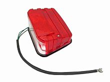 Фонарь задний (стоп-сигнал) большой без кронштейном ALPHA/CG-125 красное стекло