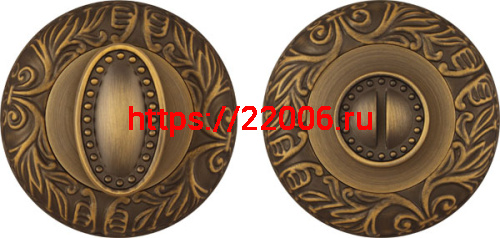 Ручка Fuaro (Фуаро) поворотная BK6.R.SM58 (BK6 SM) AB-7 матовая бронза