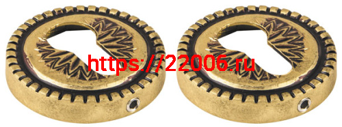 Накладка Armadillo (Армадилло) под цилиндр ET.R.CL55 (ET/CL) FG-10 французское золото Накладка Armadillo (Армадилло) под цилиндр ET.R.CL55 (ET/CL) FG-10 французское золото