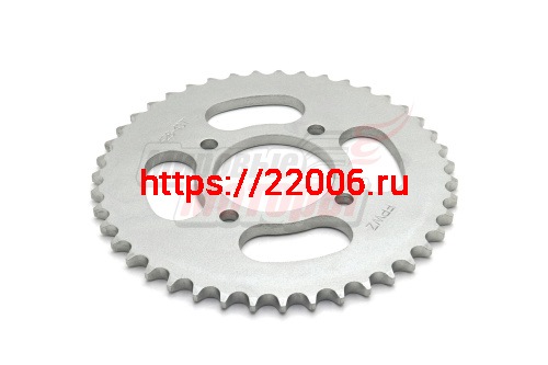 Звезда ведомая 43z (428) CG125-250, CB125-250; OPTIMUS (4х54) Звезда ведомая 43z (428) CG125-250, CB125-250; OPTIMUS (4х54)