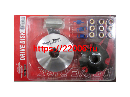 Вариатор спортивный Suzuki AD50 в сборе (палец, пружины сцепления, ролики 7/8/9 гр.) TMMP Вариатор спортивный Suzuki AD50 в сборе (палец, пружины сцепления, ролики 7/8/9 гр.) TMMP