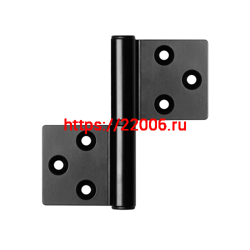 Петля Armadillo (Армадилло) универсальная флажковая FL.IN3800.UR BL черный фото 4