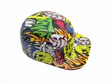 Мотошлем кепка цветной (с рисунком) (XL)