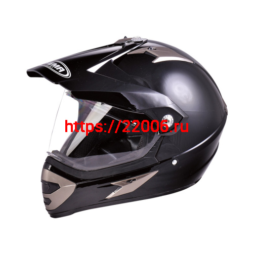 Мотошлем YM-911 черный (L) Мотошлем YM-911 черный (L)