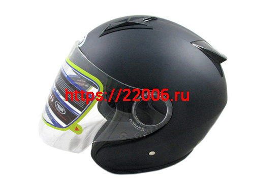 Мотошлем YM-616 черный матовый (L) Мотошлем YM-616 черный матовый (L)