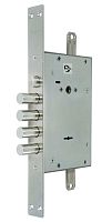 Замок Mettem (Меттэм) врезной сувальдный с защёлкой ЗВ9 343.1.1 с тягами, 5 кл.