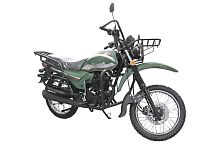 Мотоцикл ERMAK 150 см3 (колеса спица 18"/18",внедор.резин, диск.пер.торм.,защита картер/рук/ног,сигн) ЗЕЛЕНЫЙ