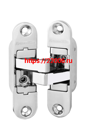Петля Armadillo (Армадилло) скрытой установки U3D4200L CP левая (Architect 3D-ACH 40) хром 40 кг