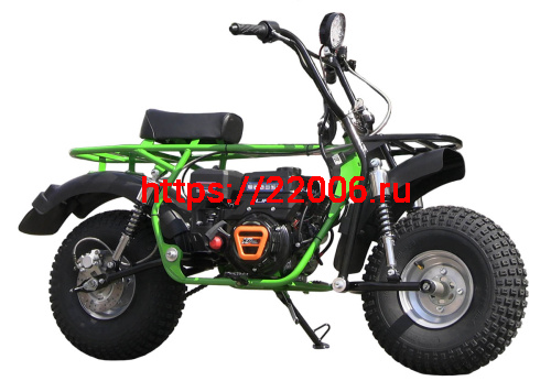 Мотоцикл СКАУТ САФАРИ 3L- 9  BIGFOOT(ФАРА, перед и зад подвес., KP230 PRO 9лс ,руч.старт, диск торм)