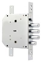 Замок Border (Бордер) врезной сувальдный с задвижкой и защёлкой ЗВ9-6 ЛКТЗ с тягами (лев.), 5 кл. /77405/