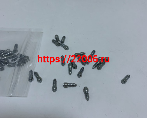 Шипы универсальные Jx 4x4-12, с твердосплав. головкой, под шестигранник, комплект 100 шт.