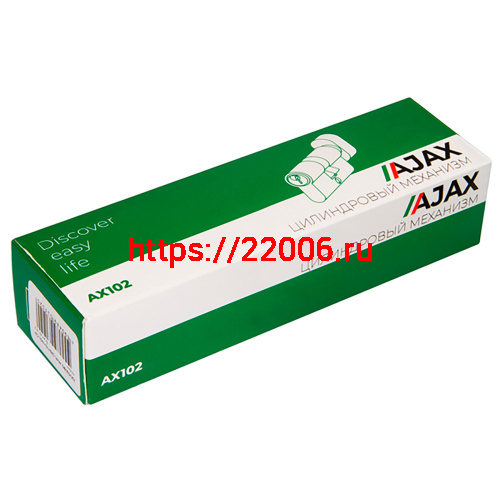 Цилиндровый Ajax (Аякс) механизм (AX102/80) AX1002Knob80 (30+10+40) CP хром с вертушкой фото 2 Цилиндровый Ajax (Аякс) механизм (AX102/80) AX1002Knob80 (30+10+40) CP хром с вертушкой фото 2