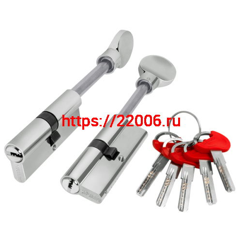 Цилиндровый Fuaro (Фуаро) механизм (D-PRO507/90) D-PRO5007Tang90(55+10+25) CP хром 5Key со штоком Цилиндровый Fuaro (Фуаро) механизм (D-PRO507/90) D-PRO5007Tang90(55+10+25) CP хром 5Key со штоком