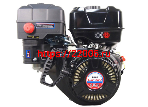 Двигатель LIFAN 13 л.с. 188F (390) (вых. вал d25 мм) Двигатель LIFAN 13 л.с. 188F (390) (вых. вал d25 мм)
